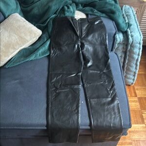 Black Leather Pants